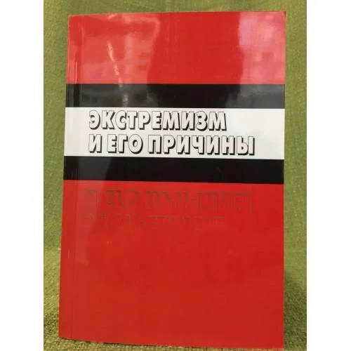 Обложка книги «Экстремизм и его причины»