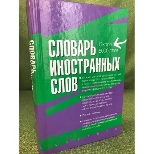 Обложка книги «Словарь иностранных слов»