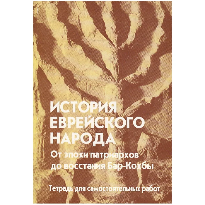 Обложка книги «История еврейского народа. От эпохи патриархов до восстания Бар-Кохбы. Тетрадь для самостоятельных»