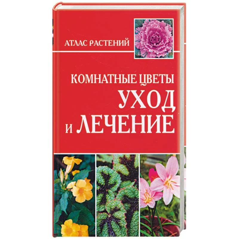Обложка книги «Комнатные цветы. Уход и лечение»