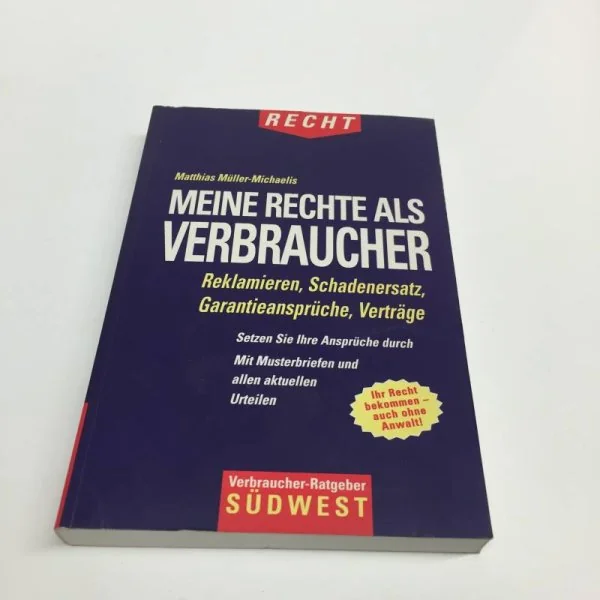 Обложка книги «Meine Rechte als Verbraucher»
