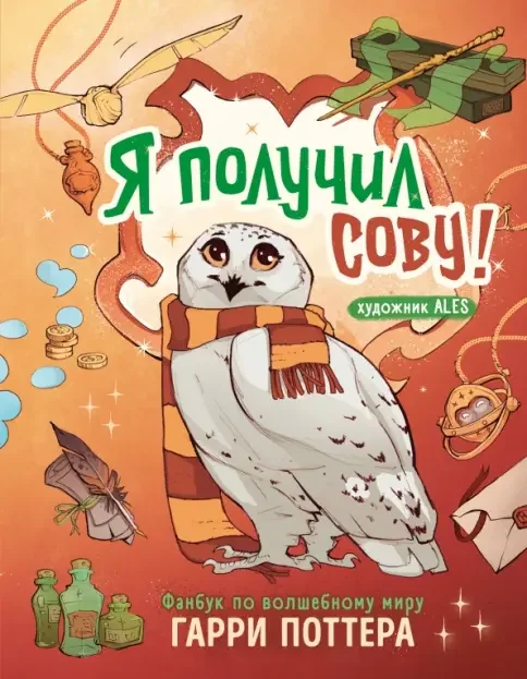 Обложка книги «Я получил сову! Фанбук по волшебному миру Гарри Поттера»
