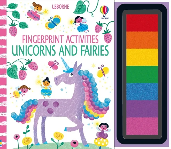 Обложка книги «Fingerprint Activities Unicorns and Fairies»