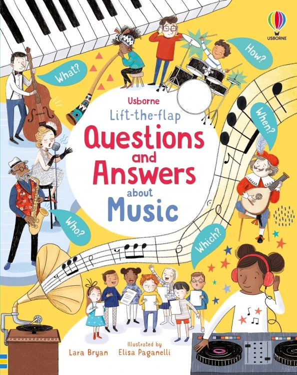 Обложка книги «Lift-the-flap Questions and Answers About Music»