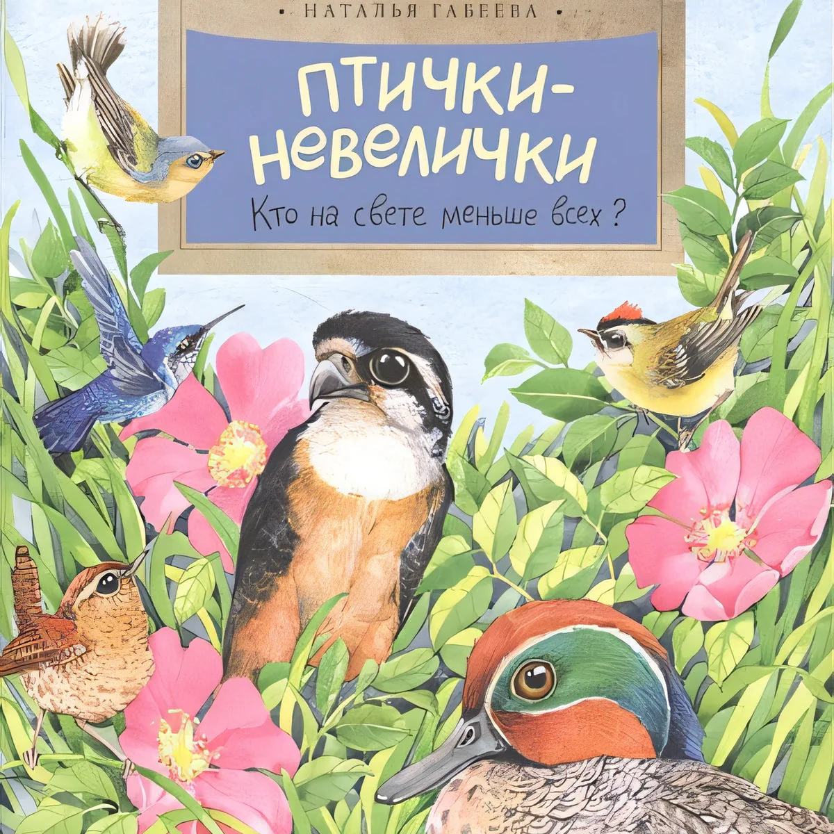 Обложка книги «Птички-невелички. Кто на свете меньше всех?»