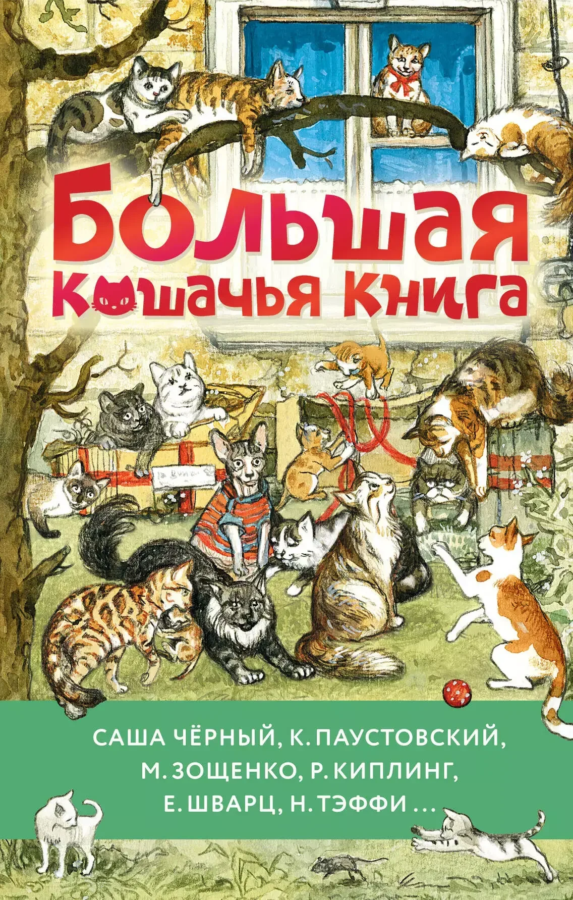 Обложка книги «Большая кошачья книга»