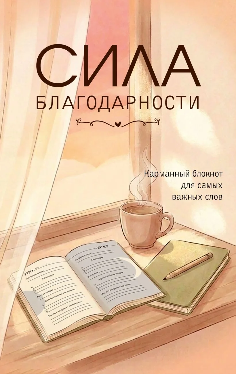 Обложка книги «Сила благодарности. Карманный блокнот для самых важных слов»
