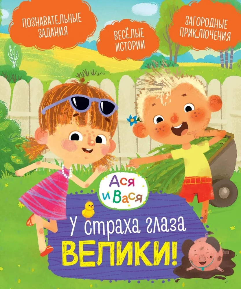Обложка книги «Ася и Вася. У страха глаза велики!»
