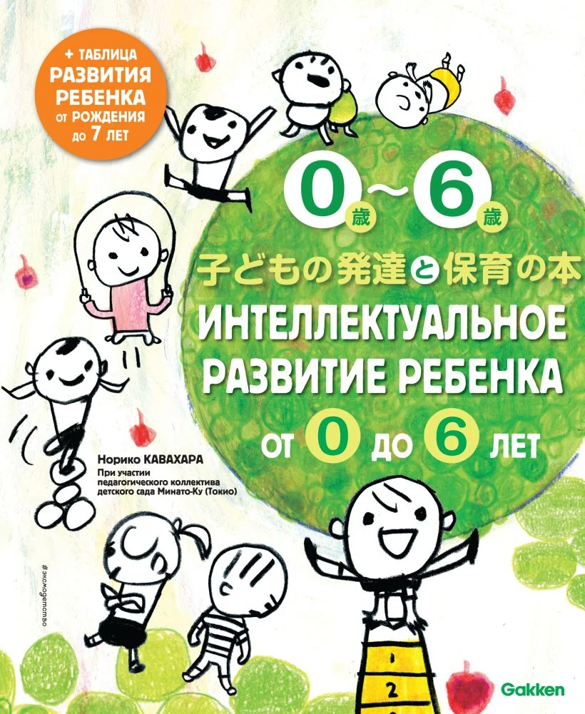 Обложка книги «Интеллектуальное развитие ребенка от 0 до 6»