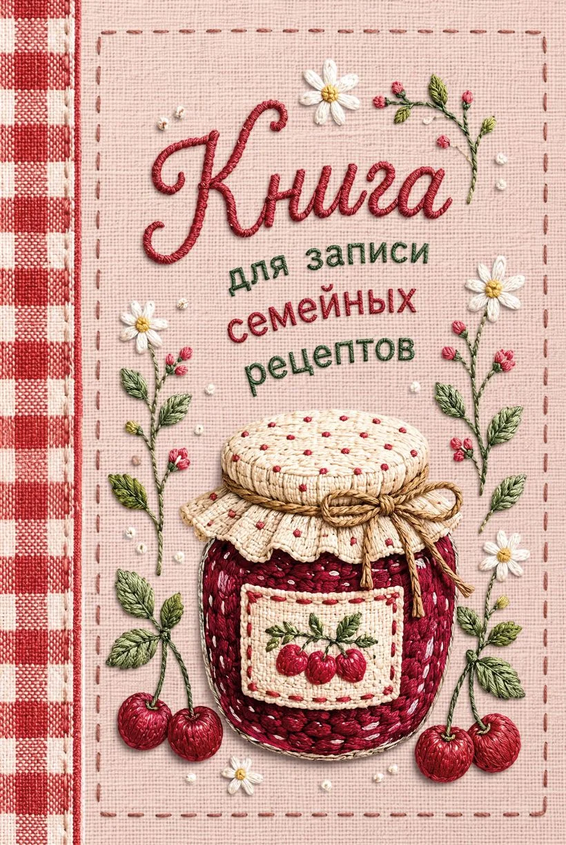 Обложка книги «Книга для записи рецептов»
