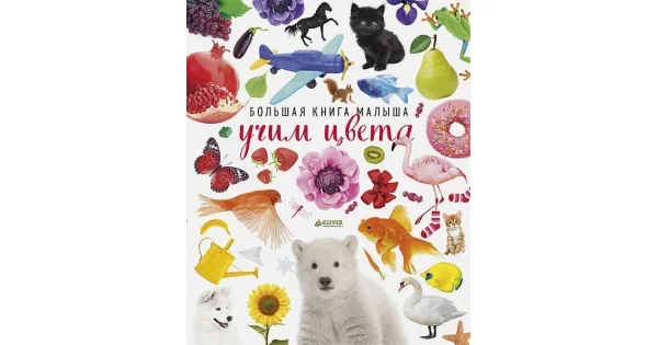 Обложка книги «Учим цвета (Большая книга малыша)»