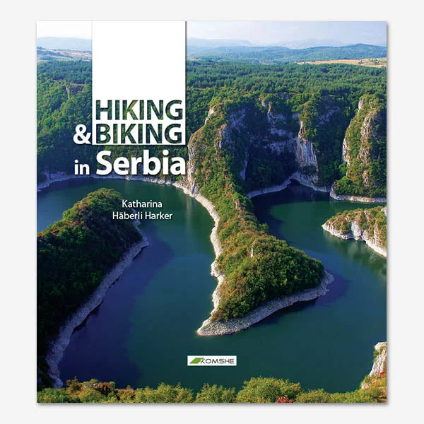 Обложка книги «Hiking and Biking in Serbia»