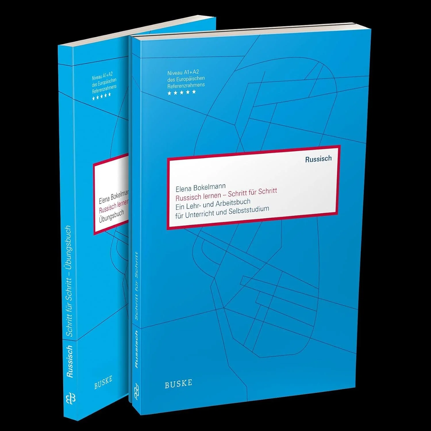 Обложка книги «Russisch lernen - Schritt für Schritt Lehrbuch + Übungsbuch (Set): Ein Lehrwerk für Unterricht und Selbststudium»