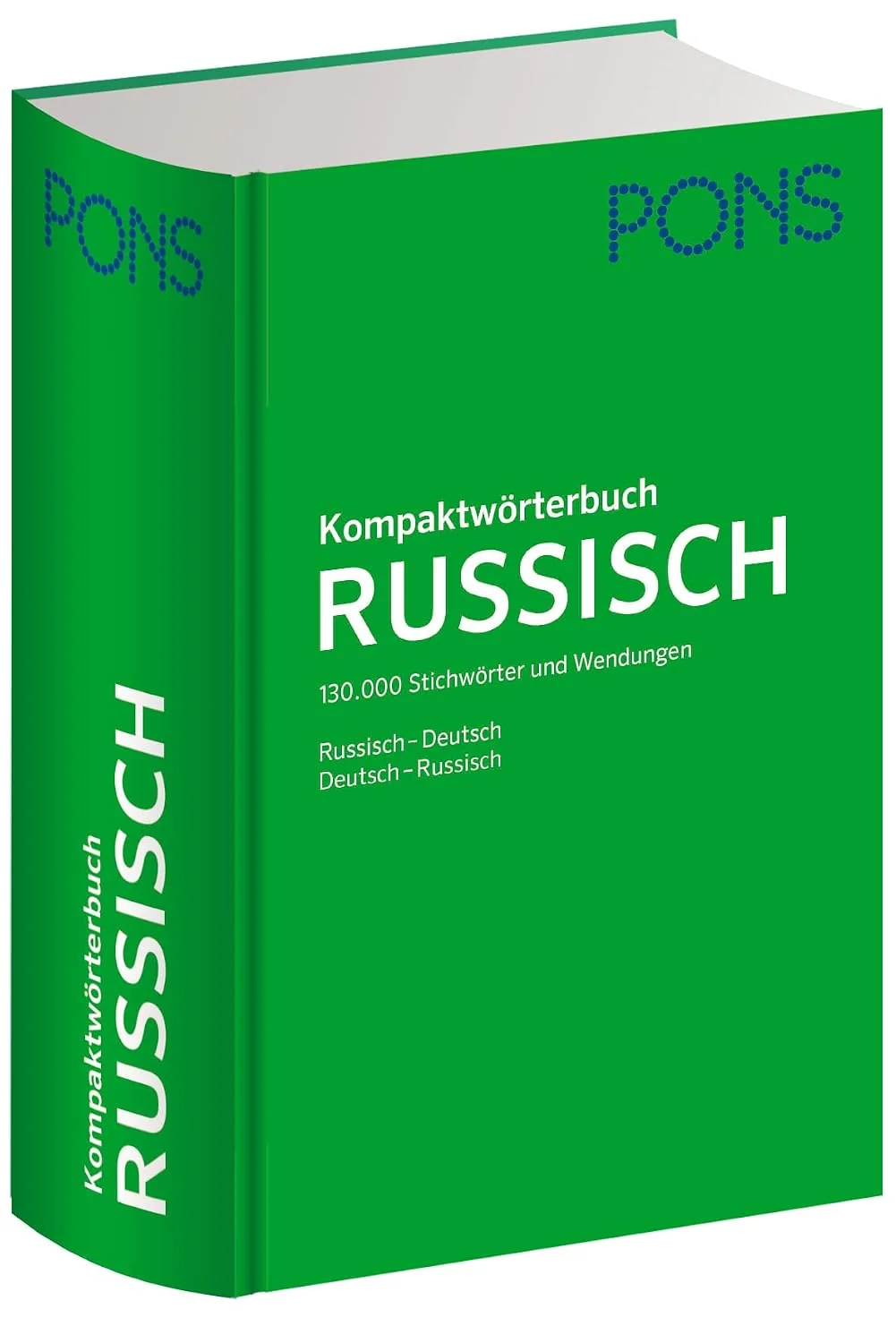 Обложка книги «PONS Kompaktwörterbuch Russisch: 130.000 Stichwörter und Wendungen. Russisch / Deutsch - Deutsch / Russisch»