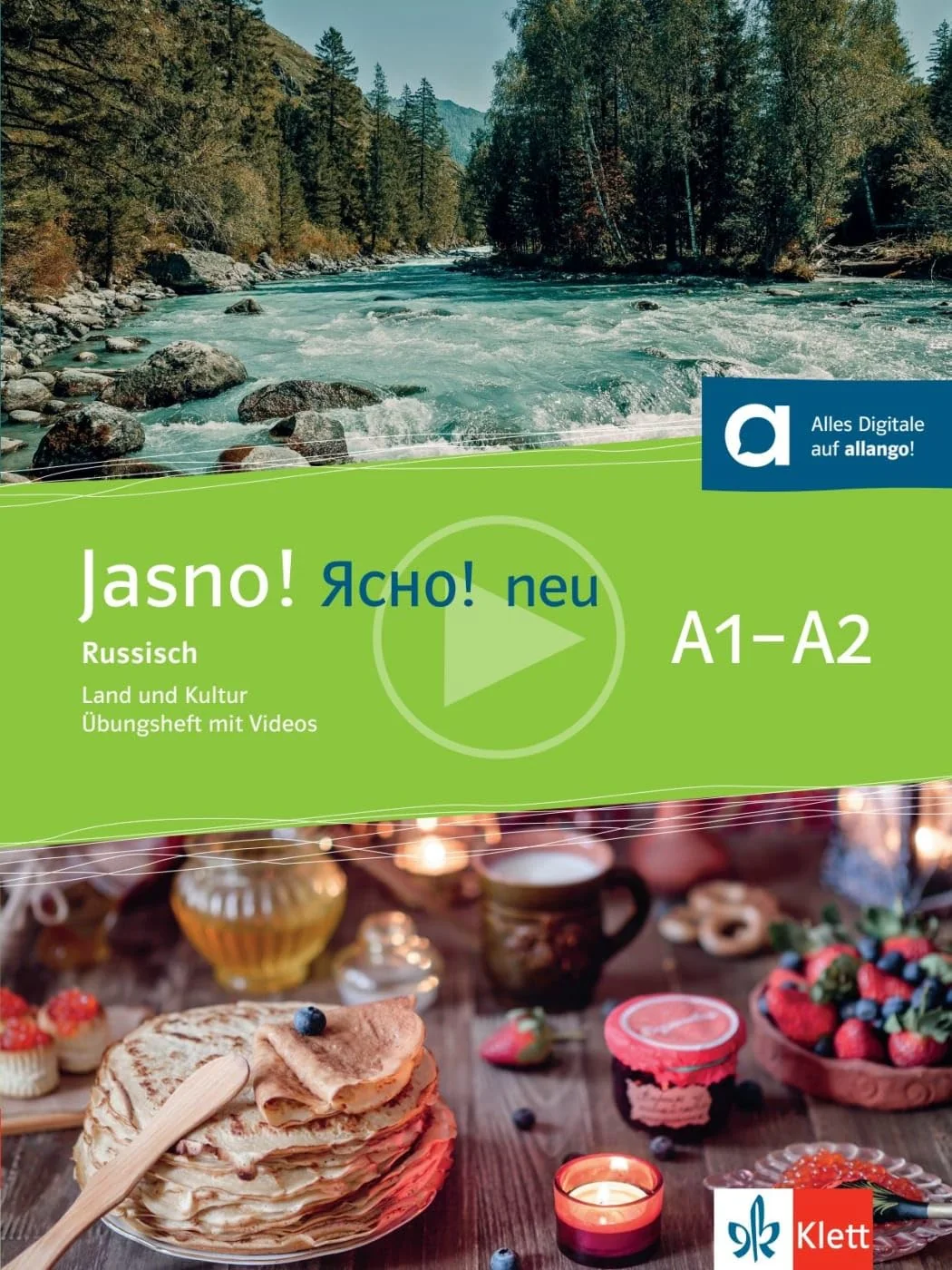 Обложка книги «Jasno! neu A1-A2. Übungsheft mit Videos: Russisch für Anfänger. Land und Kultur | Übungsheft mit Videos»