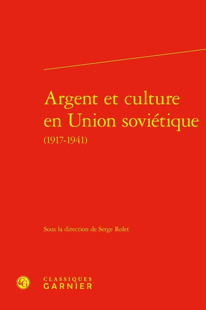 Обложка книги «Argent et culture en Union soviétique»