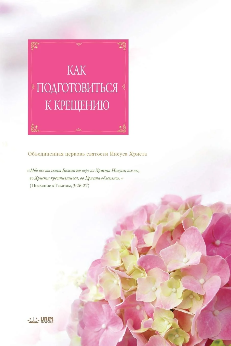 Обложка книги «Как подготовиться к крещению: Catechism and Baptism(Russian Edition)»