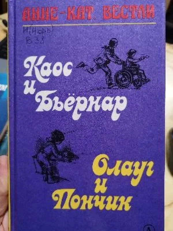 Обложка книги «Каос и Бьёрнар, Олауг и Пончик»
