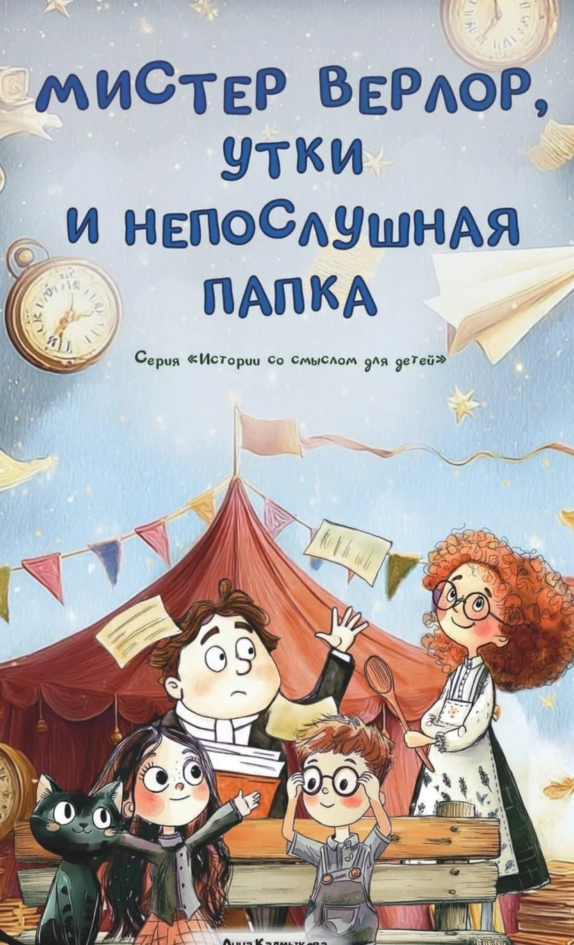 Обложка книги «Мистер Верлор, утки и непослушная папка (твердая)»