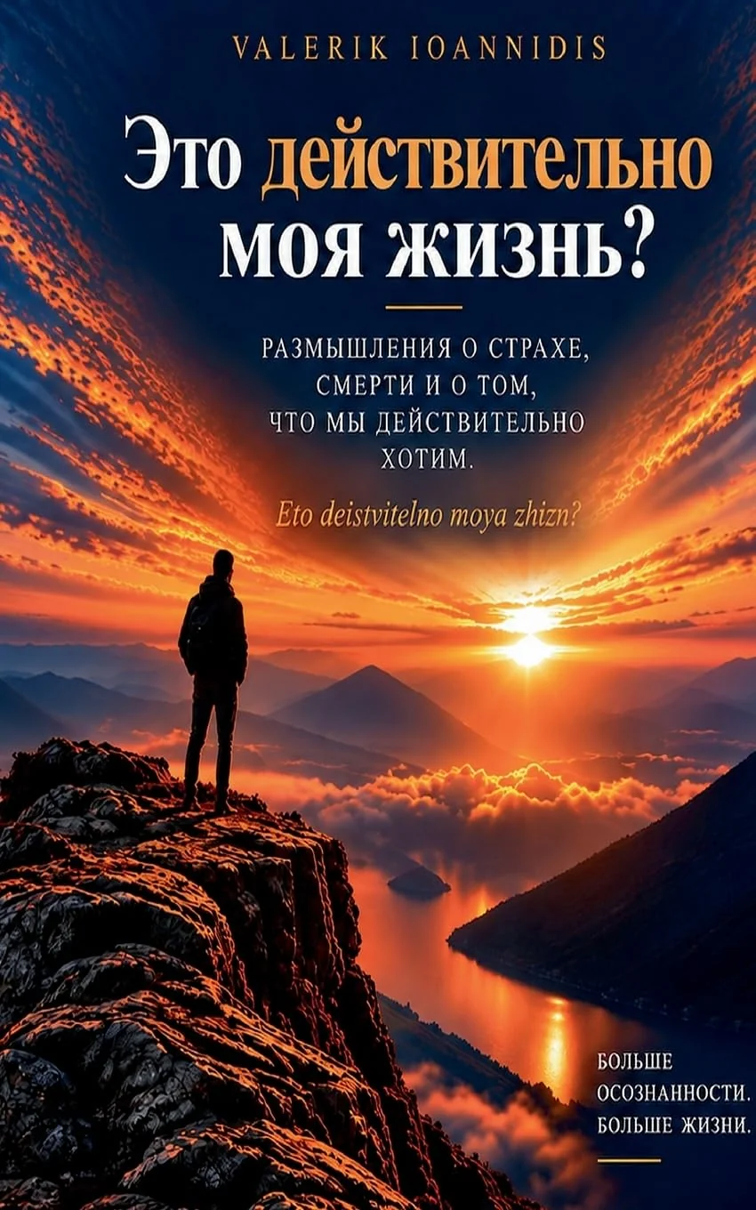 Обложка книги «Eto deistvitelno moya zhizn?: Razmyshleniya o strakhe, smerti i o tom, chego my deistvitelno khotim»