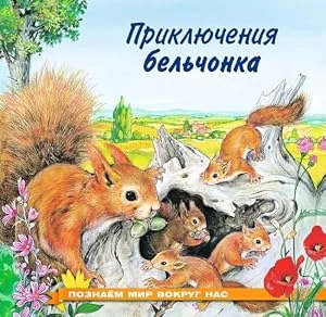 Обложка книги «Детская книга на русском | Приключения бельчонка | Kinderbuch auf Russisch»