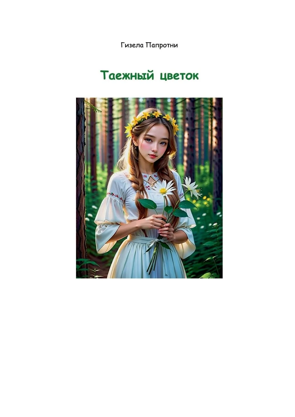 Обложка книги «Die Taigablume: in russischer Sprache»